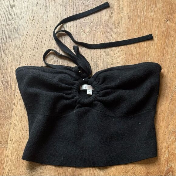 Pacsun Lottie Moss O Ring Halter Sweater Tank Top Women’s Small - Picture 4 of 4